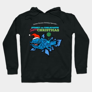 Sydney the Coelacanth Saves Christmas Hoodie